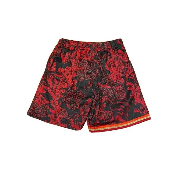 Mitchell & Ness Miami Heat Chinese New Year Swingman Basketball Shorts Sz Large